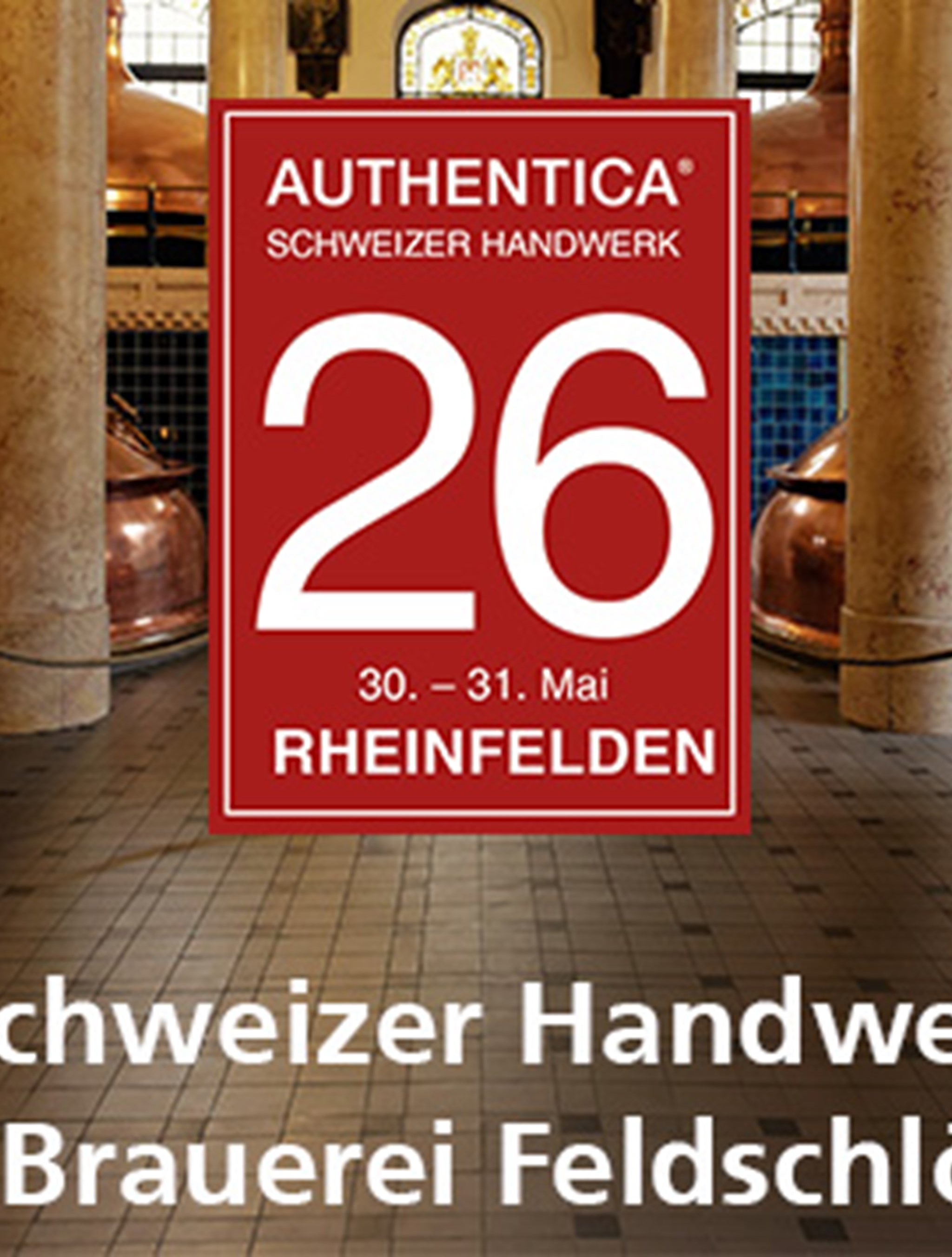 Authentica-Messe in der Brauerei Feldschlösschen