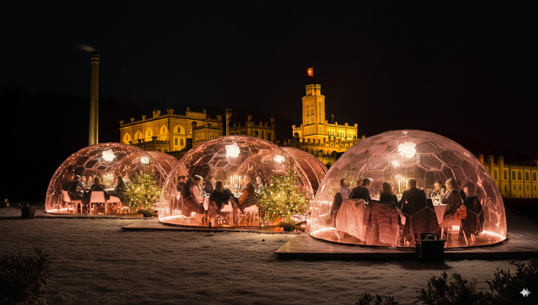Feldschlösschen Fondue-Iglu