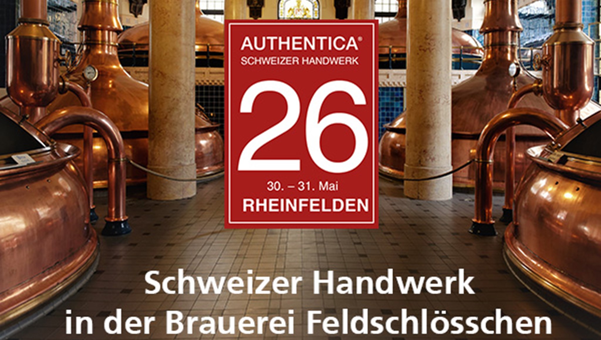 Authentica-Messe in der Brauerei Feldschlösschen